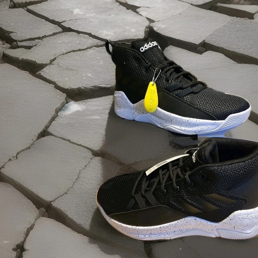 Adidas Streetfire Black and White Sneakers